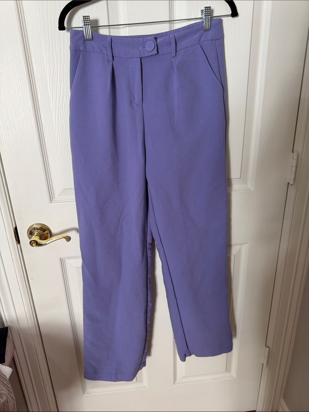 Classic High-Waist Lavender Trousers 4th and reckless size small 28 6 blazer